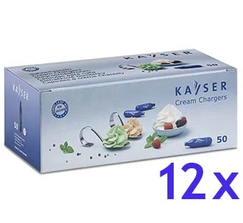 [12] Kayser Slagroompatronen - 12 x 50 stuks